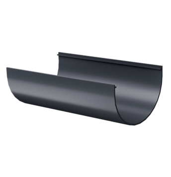 Жёлоб водосточный 3 м Комфорт Серый, (RAL 7024)